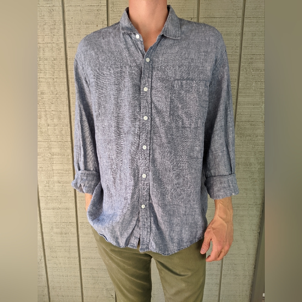 100% Linen Button Up